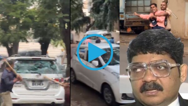 Gunaratna Sadavarte vehicles vandalised by maratha kranti morcha activist