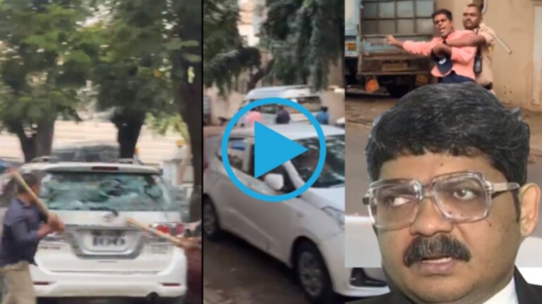 Gunaratna Sadavarte यांच्या गाड्या तरुणांनी फोडल्या, सरपंचाला अटक Gunaratna Sadavarte vehicles vandalised by maratha kranti morcha activist