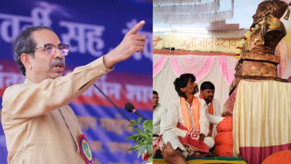 Uddhav Thackeray slaps shinde govt after manoj jarange resume hunger strike.