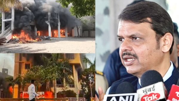 Maratha Protest for Maratha reservation : Devendra fadnavis said government will take strict against against who torched houses