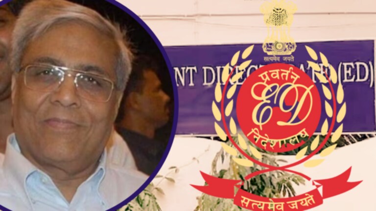 शरद पवारांच्या निकटवर्तीय माजी खासदारावर EDची मोठी कारवाई, 315 कोटींची संपत्ती जप्त The ED has temporarily attached 70 immovable properties located in Jalgaon, Mumbai, Thane, Sillod and Kutch, among other areas, in a money laundering case against former Rajya Sabha MP Ishwarlal Jain and others.