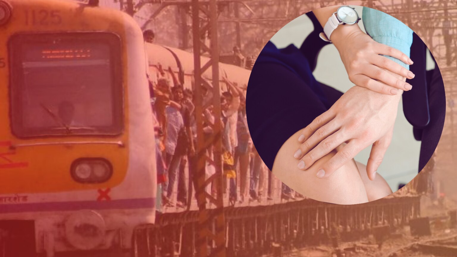 railway police handcuffed the lustful accused who molested a married woman in a dombivli ghatkopar local train mumbai crime