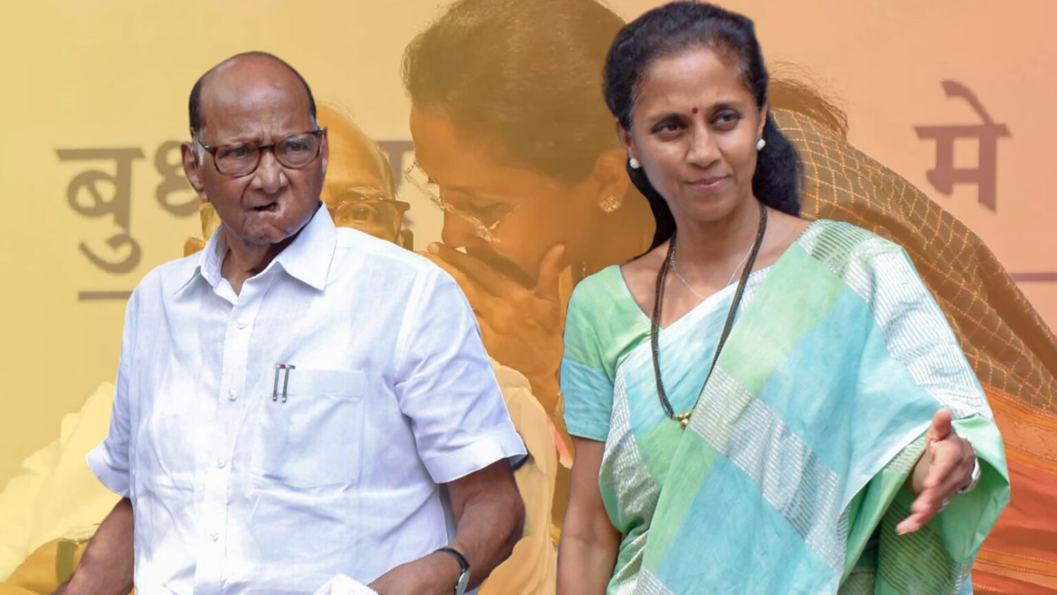 sharad pawar did not want to resign but ajit pawar group insisted to go with bjp so sharad pawar reluctantly resigned ncp leader supriya sule secret explosion
