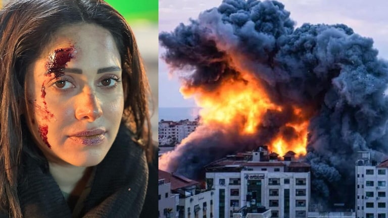 Israel Palestine Crisis: इस्रायलमधील युद्धात बॉलिवूड अभिनेत्री बेपत्ता! सिनेमाची कहाणी प्रत्यक्षात घडली Actress Nushrratt Bharuccha stuck in Israel-Palestine Crisis and now There is no contact