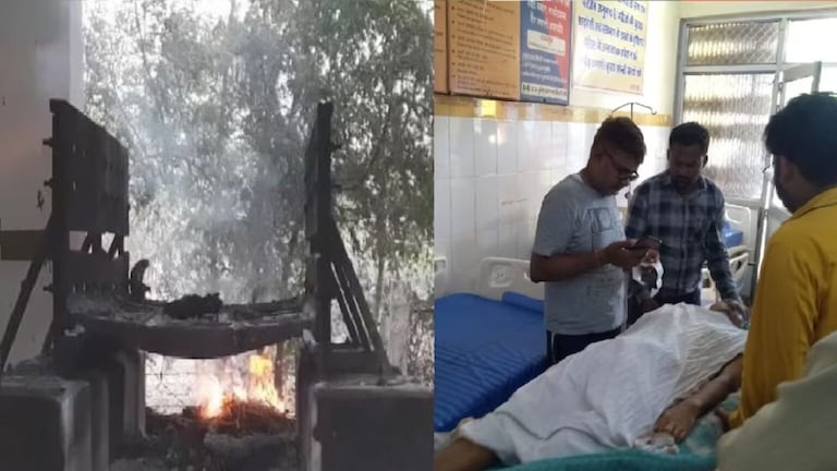 चितेवरच हलू लागले आजोबांचा हात-पाय, नंतर सुरु झाली नातेवाईकांची पळापळ… uttar pradesh viral story banda people surprised to see action in dead body on funeral