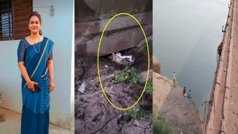 आईस्क्रिम खायला गेली अन् गर्भवतीचा मृत्यू, रात्रभर आईच्या मृतदेहाला बिलगलेला चिमुकला Maharashtra News Pregnant Woman Died after Fall from Bridge in Chandrapur