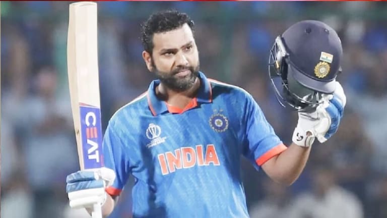 IND vs AFG : रोहित शर्माची तुफान आतशबाजी! भारताने पाडला रेकॉर्डसचा पाऊस world cup 2023 india beat afghanistan rohit sharma virat kohli naveen ind vs afg match analysis world cup records