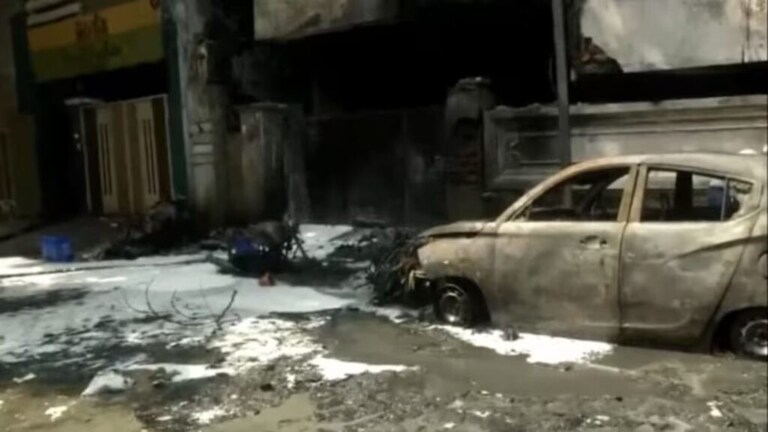 कार रिपेअर करायला गेले अन्… 6 जणांचा जीवच गेला, असं घडलं तरी काय? Hyderabad Heavy chemical fire during car repair 6 dead major accident