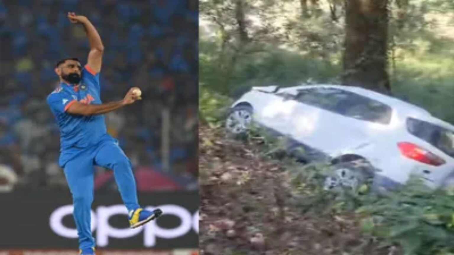 Indian cricketer Bowler Mohammad Shami saves one life in car accident in Nainital
