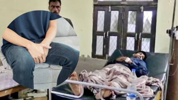 Woman cut private part with knife of Servant