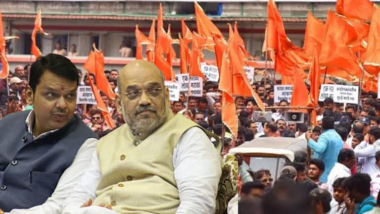 Maratha Reservation : आरक्षण आंदोलनात भाजप फसलं? समजून घ्या राजकारण The Maratha reservation movement will definitely have its impact in the 2024 Lok Sabha elections. If this is not controlled in time, BJP may have to suffer losses.