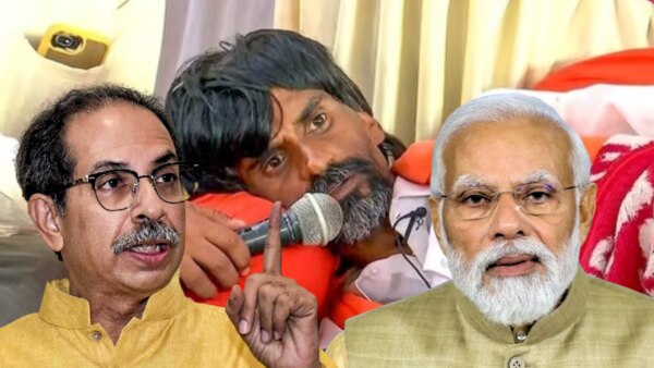Maratha Reservation Row : Uddhav Thackeray Shiv Sena targets Narendra modi devendra fadnavis over Reservatin issue