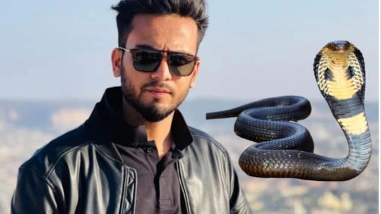 Elvish Yadav : रेव्ह पार्टीचा बेत, 5 कोब्रा अन् विष; Bigg Boss एल्विशवर गुन्हा Elvish Yadav is accused of smuggling and organizing rave parties illegally.