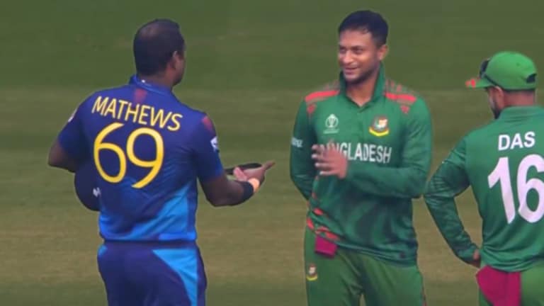 Time Out Controversy : “माझ्यासोबत…”, ‘टाइम आऊट’वर शाकिब अल हसनने सोडलं मौन time out controversy in marathi : Shakib said that a fielder on the field informed me about time out rule.