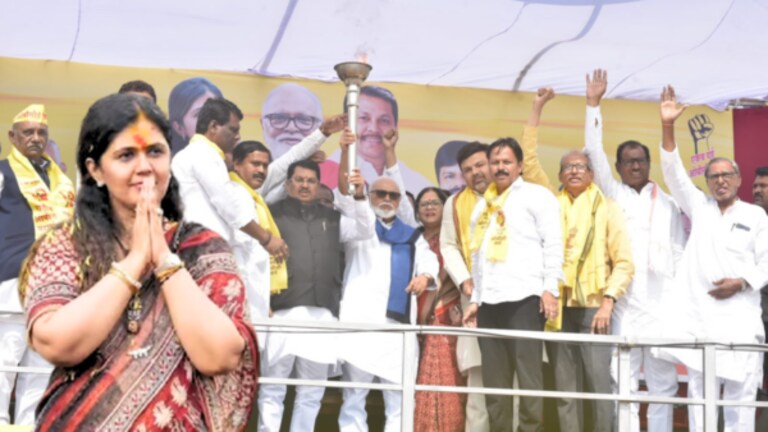 Pankaja Munde : ‘…म्हणून ओबीसी मेळाव्याला गेले नाही’; पंकजा मुंडेंनी केला खुलासा pankaja munde why did not attend obc melava