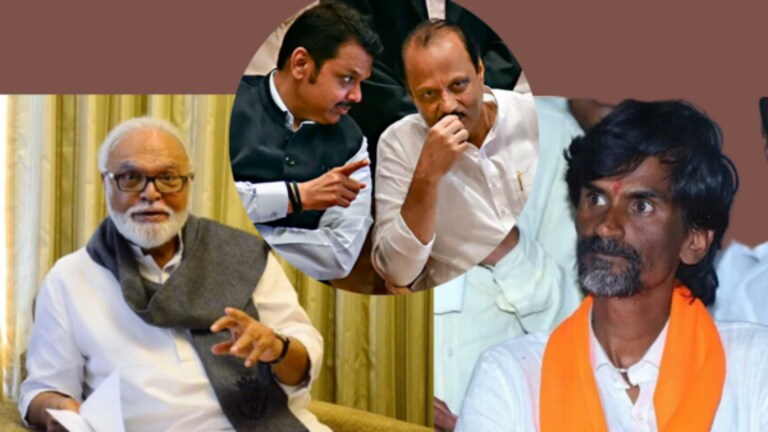 Manoj Jarange : ‘…मग अजितदादा अन् देवेंद्र फडणवीसांना कुठं पाठवतो?’, जरांगेंचा भुजबळांना सवाल Manoj jarange patil recites chhagan bhujbal over chief minister post.