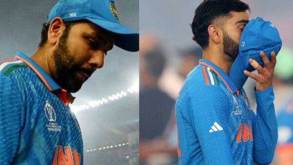 Rohit sharm, virat kohli cry : in the videos tears were seen flowing from Virat Kohli and rohit sharmas eyes.