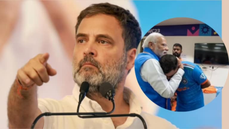 Team India : “वर्ल्ड कप जिंकलो असतो, पण पनौतीने…”, PM मोदींबद्दल राहुल गांधी काय बोलले? Rahul Gandhi was targeting PM Modi by mentioning him in his public meeting in Jalore.