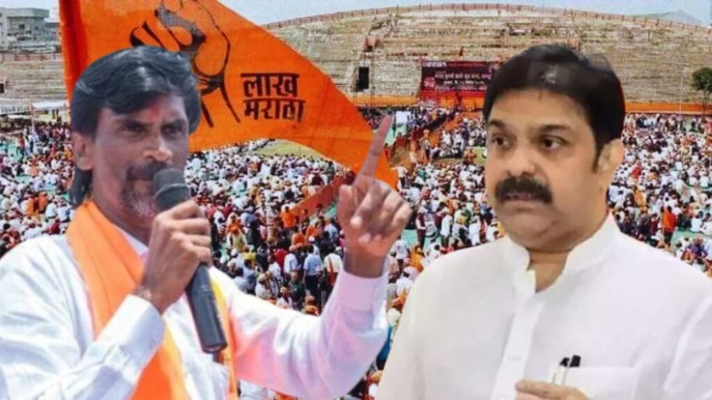 maratha reservation manoj jarange patil reply bjp prasad lad antarawali sarati maharashtra poliitics