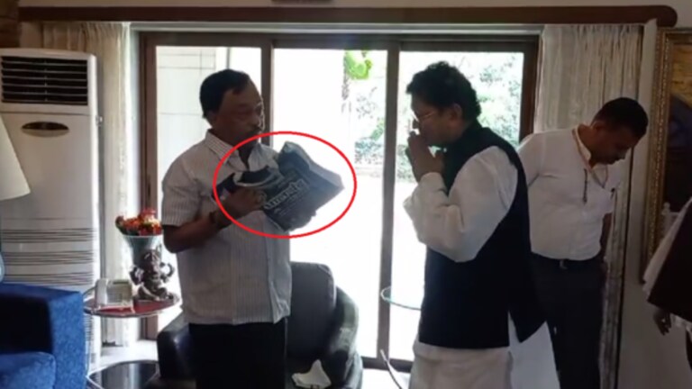 Deepak Kesarkar अचानक का गेले नारायण राणेंच्या घरी? ‘त्या’ बॅगेतून राणेंना काय दिलं? why did education minister deepak kesarkar suddenly go to bjp minister narayan rane house what was given to Rane from that bag