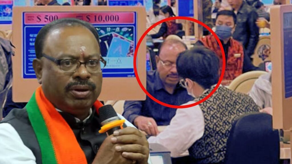 chandrashekhar bawankule clarification on casino photo sanjay raut tweet aditya thackeray bjp vs ubt shivsena war maharashtra politics