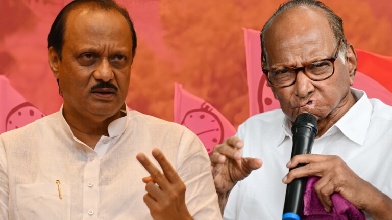 NCP: शरद पवार म्हणाले ‘तब्येत बरी नाही’, पण अजितदादा तर गेलेले किल्ले पाहायला… absent in govind bagh diwali event but ajit pawar saw the fort in katewadi what is the real politics in ncp