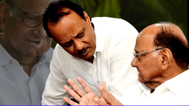 पुण्यात शरद पवार-अजितदादांची भेट, भेटीनंतर अजित पवार अचानक दिल्लीला रवाना ajit pawar and sharad pawar meeting in pune after this meeting ajit pawar has suddenly left for delhi