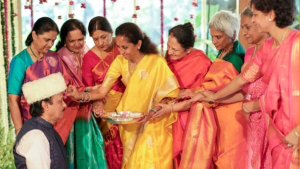 ajit pawar supriya sule bhaubeej diwali bhai dooj katewadi house video sharad pawar maharashtra politics