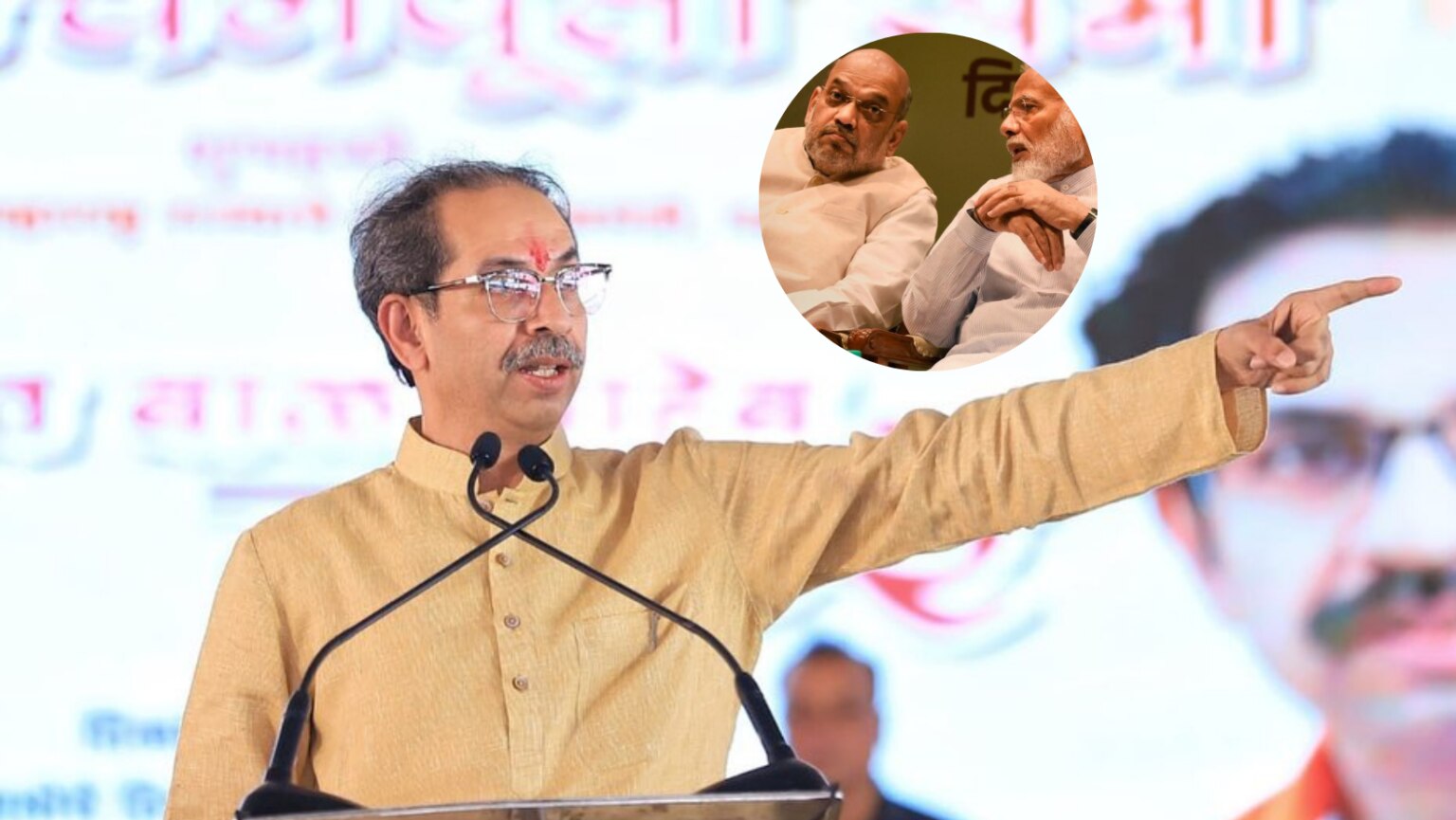 say jai bhavani jai shivaji and vote uddhav thackeray sends letter to election commission alleging that pm modi and amit shah violated code of conduct