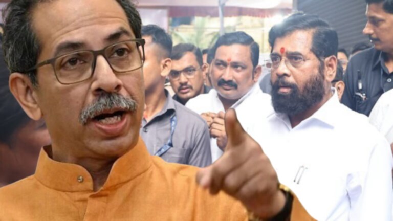 Uddhav Thackeray : “…अरे पण कुणाच्या दारी?”, शिंदेंवर घणाघात, भाजपला सुनावले uddhav Thackeray Eknath shinde Maharashtra politics Maharashtra latest news
