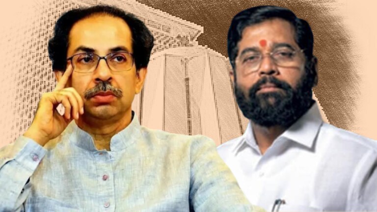 Shiv Sena UBT: ‘…तर आम्ही तुम्हाला दिवसा फाडू’, ठाकरेंचा नेता शिंदे गटाला भिडला! shiv sena argument between thackeray group and shinde group over uddhav thackeray poster tearing in thane sharad koli direct challenge to shinde group