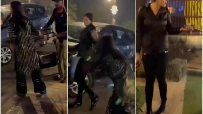 Viral Video : दोघींचा एकावरच जीव जडला, चहाच्या टपरीवर तुफान भिडल्या! uttar pradesh gorakhapur nauka vihar viral video two girls fight for one boy shocking story