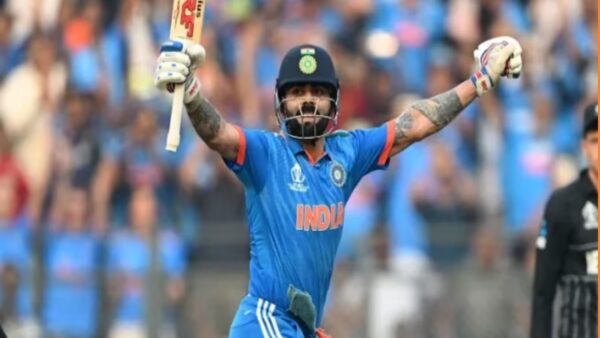 virat kohli 50th odi century breaks sachin tendulkar record odi cricket india vs new zealand odi world cup 2023