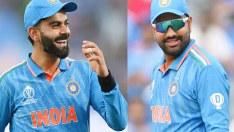 Virat Kohli-Rohit Sharma : गुडन्यूज! विराट-रोहितला वर्ल्ड कपमधील कामगिरीचं मिळालं फळ ind vs aus t20 odi ranking declare virat kohli rohit sharma jumped shubman gill continue number 1 batter