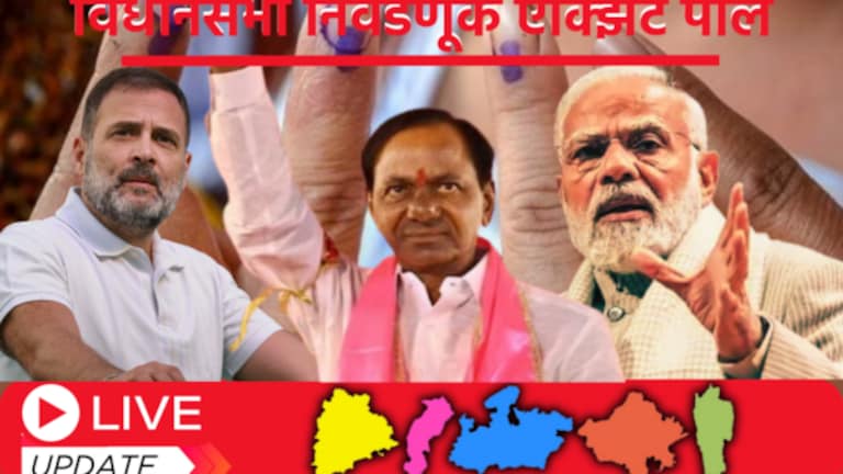 Assembly elections 2023 exit polls : काँग्रेस-भाजप की अन्य; एक्झिट पोलमध्ये कुणाला कौल? Exit Poll Results 2023 of Madhya Pradesh, Rajasthan, Telangana, Chhattisgarh and Mizoram Assembly elections 2023