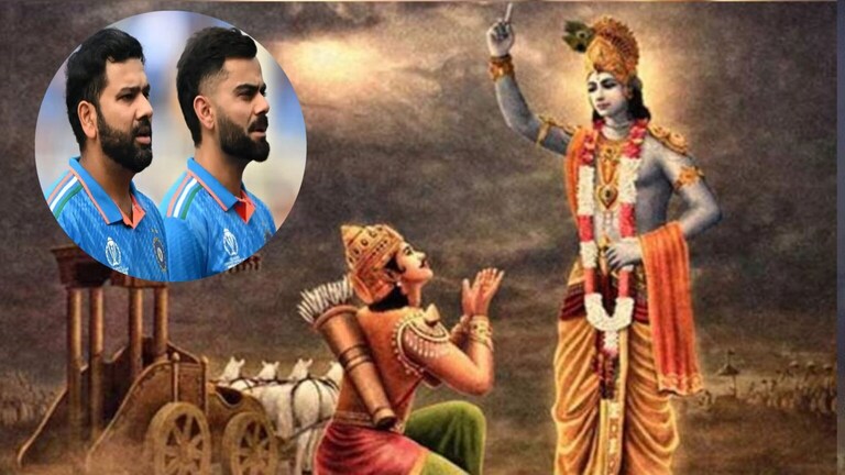 World Cup हरल्यानंतर गीतेतील ‘तो’ श्लोक प्रचंड व्हायरल, कृष्ण म्हणतो… Bhagavad Gita verse recited by Sri Krishna after losing World Cup 2023 India goes viral on social media
