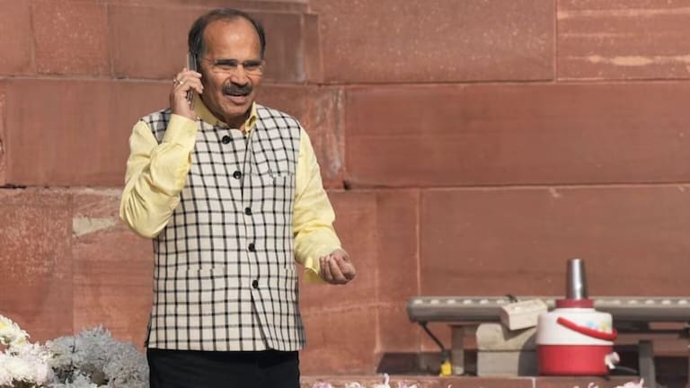 Lok Sabha: विरोधकांची बोलती बंद, एकाच वेळी 33 खासदार तडकाफडकी निलंबित.. घडलं तरी काय? loksabha 33 mp suspended speaker of the loksabha for rioting Adhir Ranjan Chaudhary