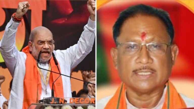 Vishnu Deo Sai : अमित शाहांनी वचन पाळलं, साय यांच्याबद्दल काय केलं होतं विधान? Amit Shah had said in the rally about Vishnudev Sai that We will work to make Sai a 'big man'.