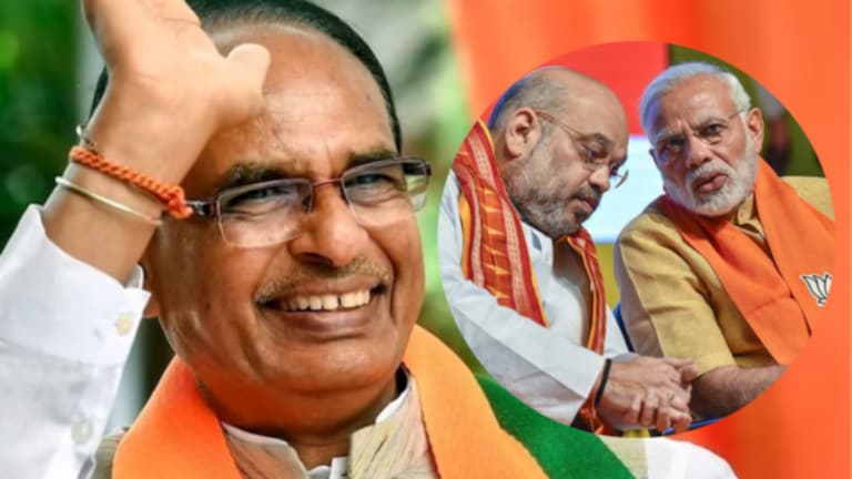 MP Election 2023 : शिवराज सिंह चौहान नाही, तर कोण होणार मुख्यमंत्री? 5 नावे स्पर्धेत If Shivraj does not become the CM, then the names of party leaders Jyotiraditya Scindia, Narendra Singh, Kailash Vijayvargiya, VD Sharma etc. are being taken.