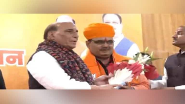 Rajasthan CM : राजस्थानात वसुंधरा ‘राज’ नाहीच! भजनलाल शर्मा नवे मुख्यमंत्री bhajan lal sharma will be the new cm of rajasthan vasundhara raje