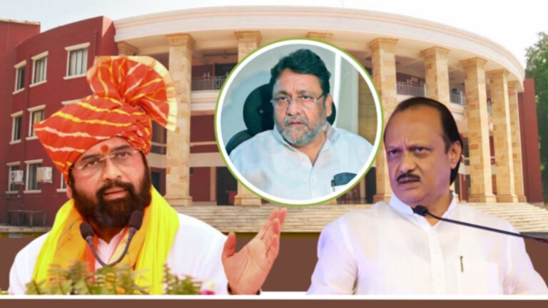 Eknath Shinde : फडणवीसांनंतर शिंदेंचा अजित पवारांना सल्ला, मलिकांबद्दल काय बोलले? Maharashtra political News : what said eknath shinde on nawab malik and ajit pawar group