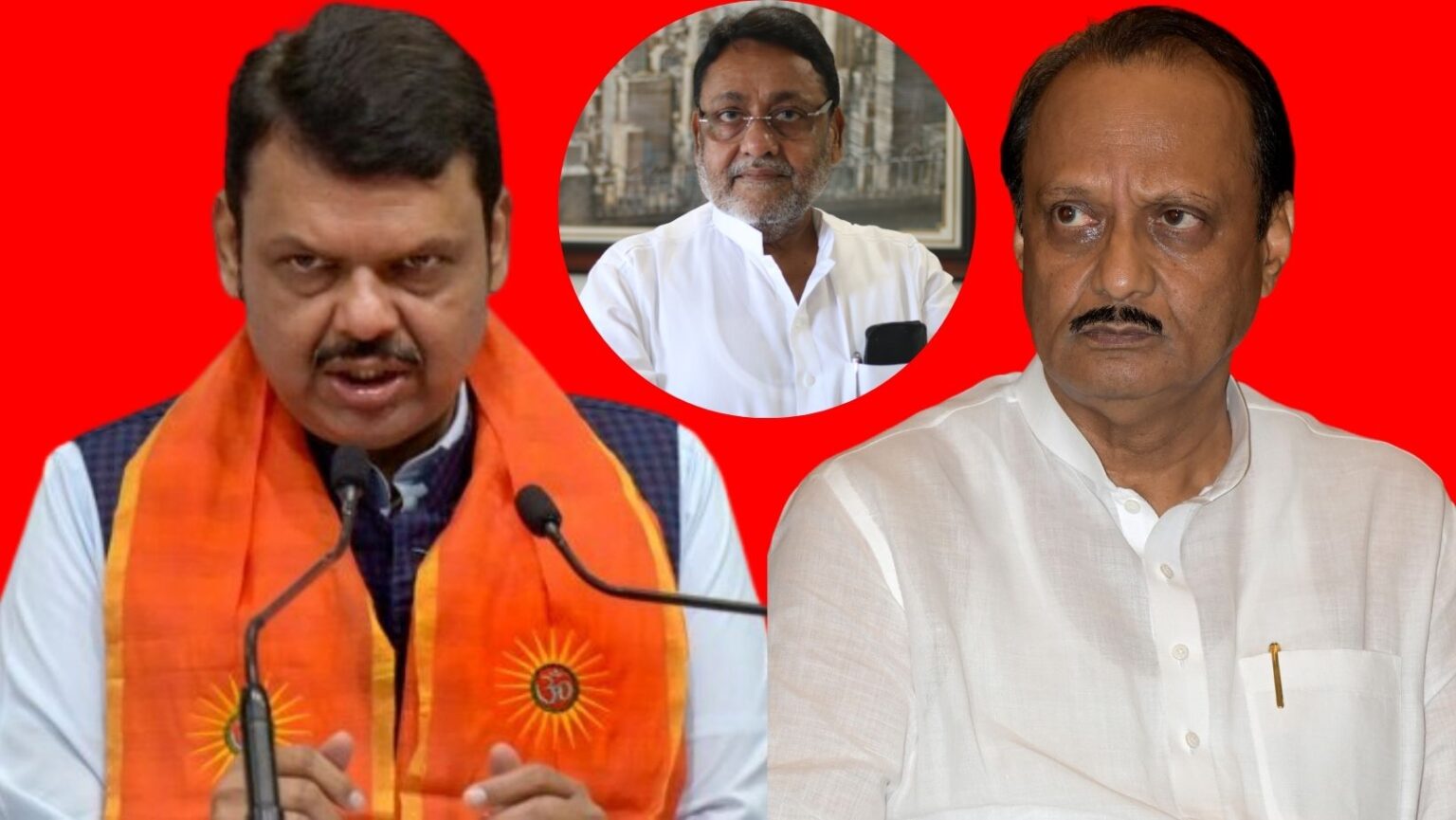 we have clear opposition to nawab malik being included in mahayuti devendra fadnavis write a open letter to dcm ajit pawar created a stir among maharashtra politics
