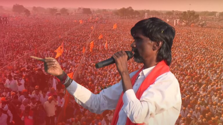 Manoj Jarange: मराठा समाजाच्या गळ्यातील ताईत, मनोज जरांगेंचं ‘ते’ भाषण जसंच्या तसं.. public meeting in beed for reservation of maratha community manoj jarange speech as it is