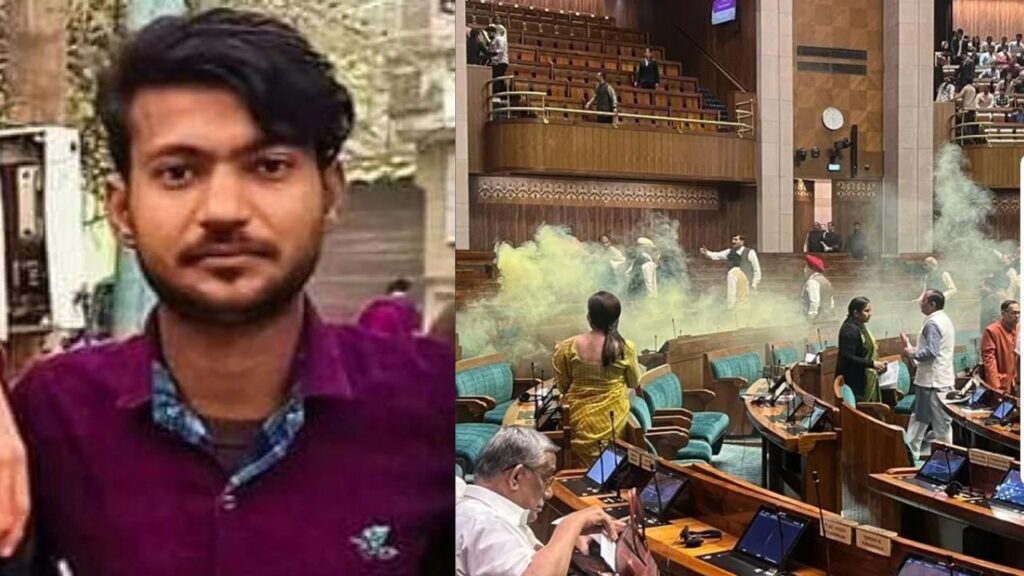 parliament security breach case sagar sharma video call