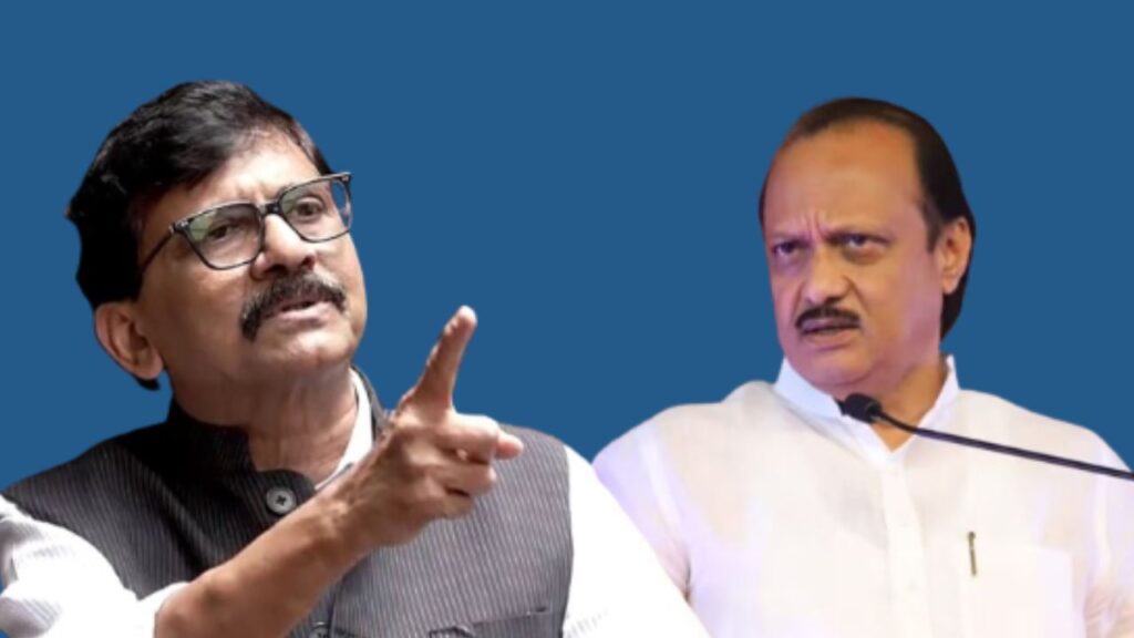 sanjay raut criticize ajit pawar on amol kolhe shetkari akrosh morcha maharashtra politics