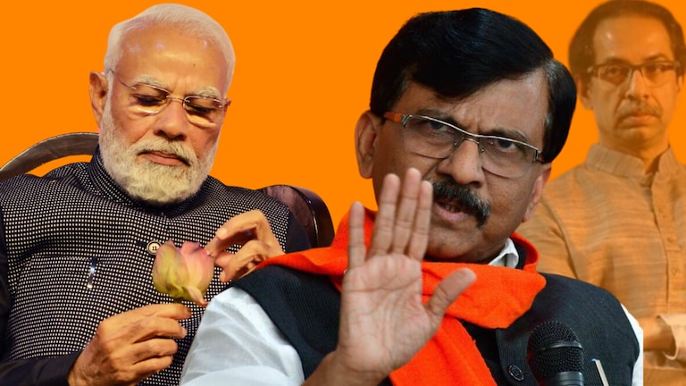 Shiv Sena UBT: ‘संसदेची जीभ छाटली आहे’, ठाकरे गटाचा मोदींवर थेट वार parliament tongue has been cut shiv sena ubt thackeray group directly criticizes modi in saamana editorial