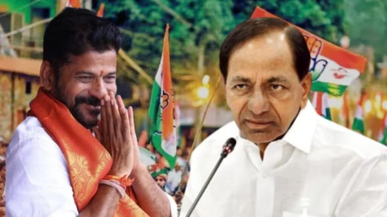Revanth Reddy : तेलंगणात केसी रावांना धोबीपछाड, काँग्रेसचा रोवला झेंडा; कोण आहेत रेड्डी? telangana assembly election result 2023 who is revanth reddy telangana congress cm race k chandrashekhar rao rahul gandhi