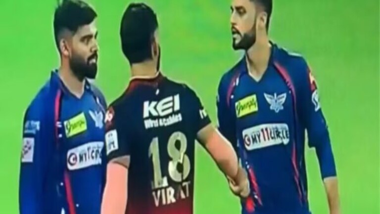 Virat Kohli शी पंगा घेणारा ‘हा’ खेळाडू IPL मधून ‘आऊट’, कारण… ipl 2024 afganistan unlike to given nocs for mujeeb ur rahman fazalhaq farooqi and naveen ul haq vs virat kohli ipl 2023 fight