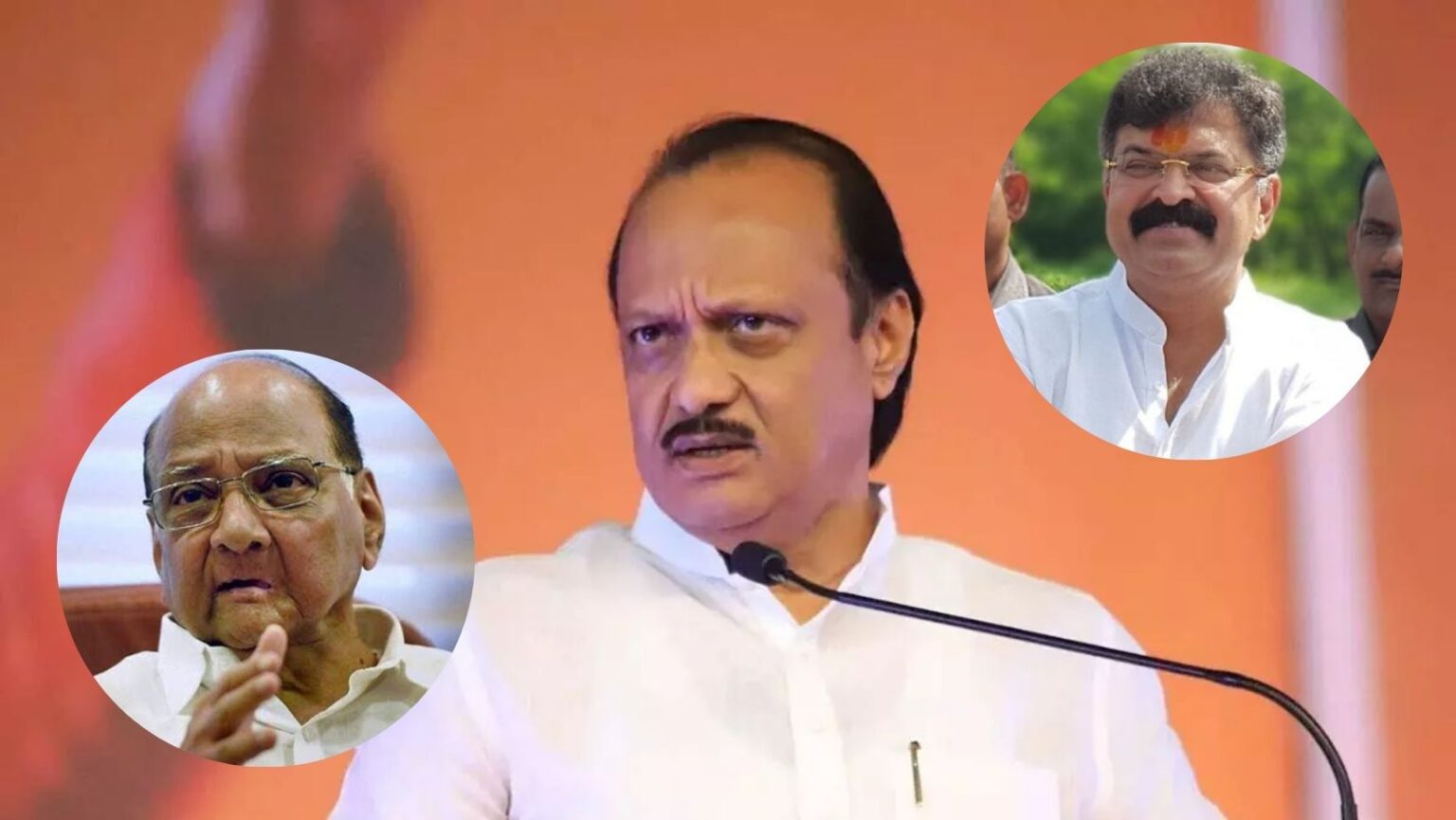 Deputy Chief Minister Ajit Pawarani after Sharad Pawaran vaccination MLA Jitendra Awhad vaccination on him