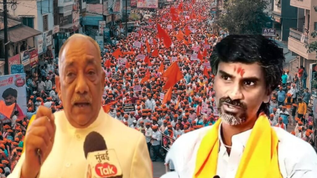 manoj jarange patil maratha reservation sage soyare word obc babanrao taywade obc reservation